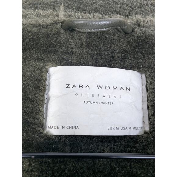 Zara Faux Leather Biker Moto Double-Faced Jacket - Picture 7 of 12